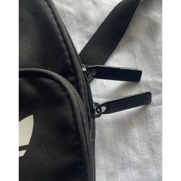 Adidas Originals Santiago Mini Backpack Original Black White Travel Sports Bag - Picture 10 of 11